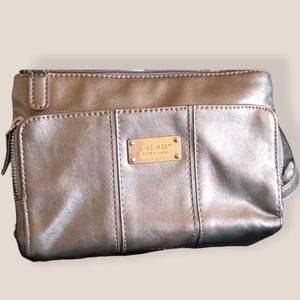 Nine West Crossbody Bag, Pewter, 9" x 6", 48" strp